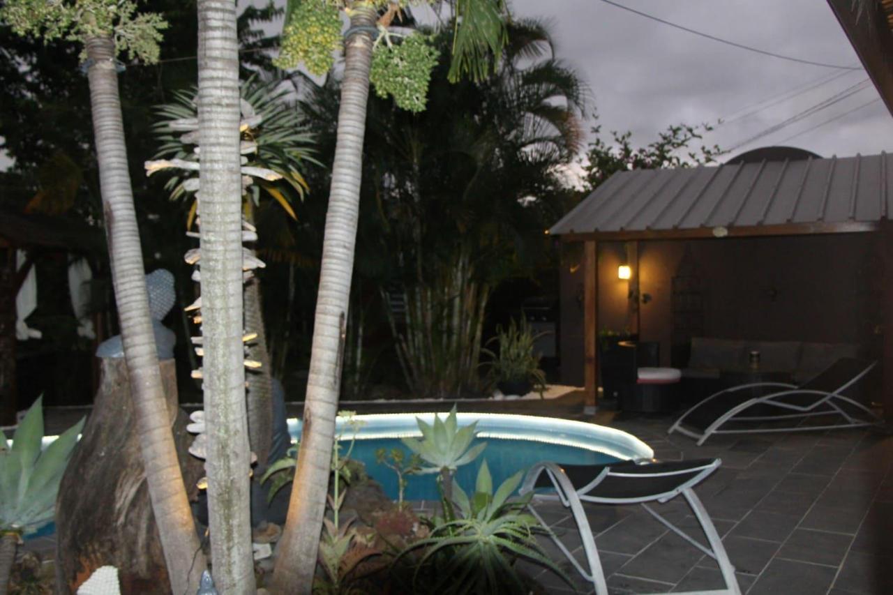 La Liane De Jade 974-Lodge Le Palissandre - Jacuzzi Privatif - Piscine Chauffee Le Bois de Nefles  Екстер'єр фото