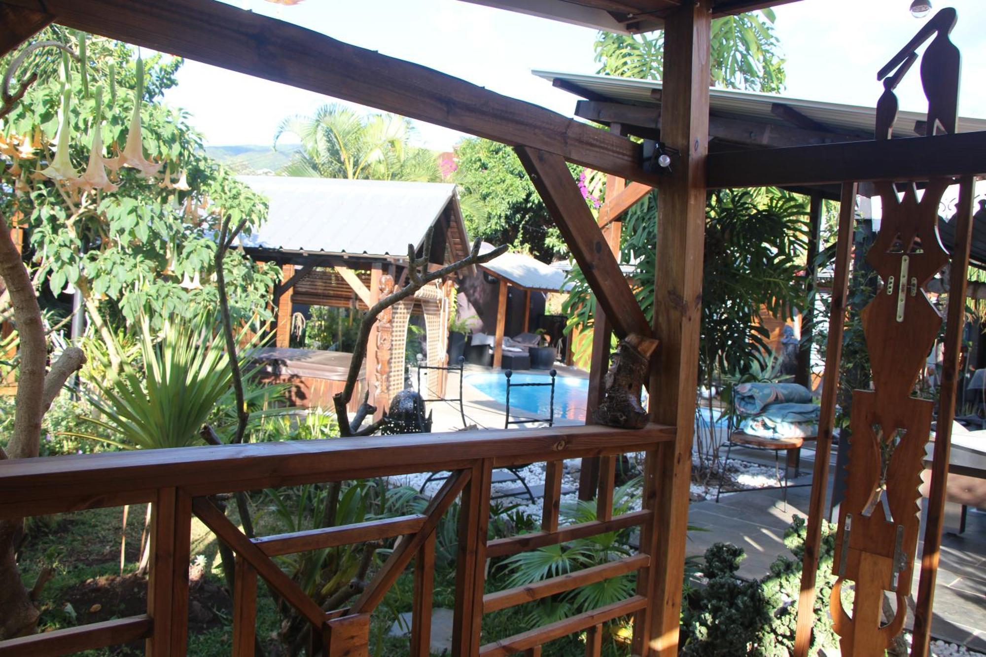 La Liane De Jade 974-Lodge Le Palissandre - Jacuzzi Privatif - Piscine Chauffee Le Bois de Nefles  Екстер'єр фото
